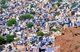 India: View of the old city from Mehrangarh Fort (the Brahman houses are painted blue), Jodhpur, Rajasthan